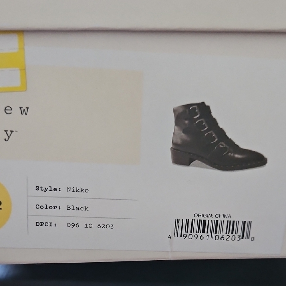 Nikko Black Ankle Boots